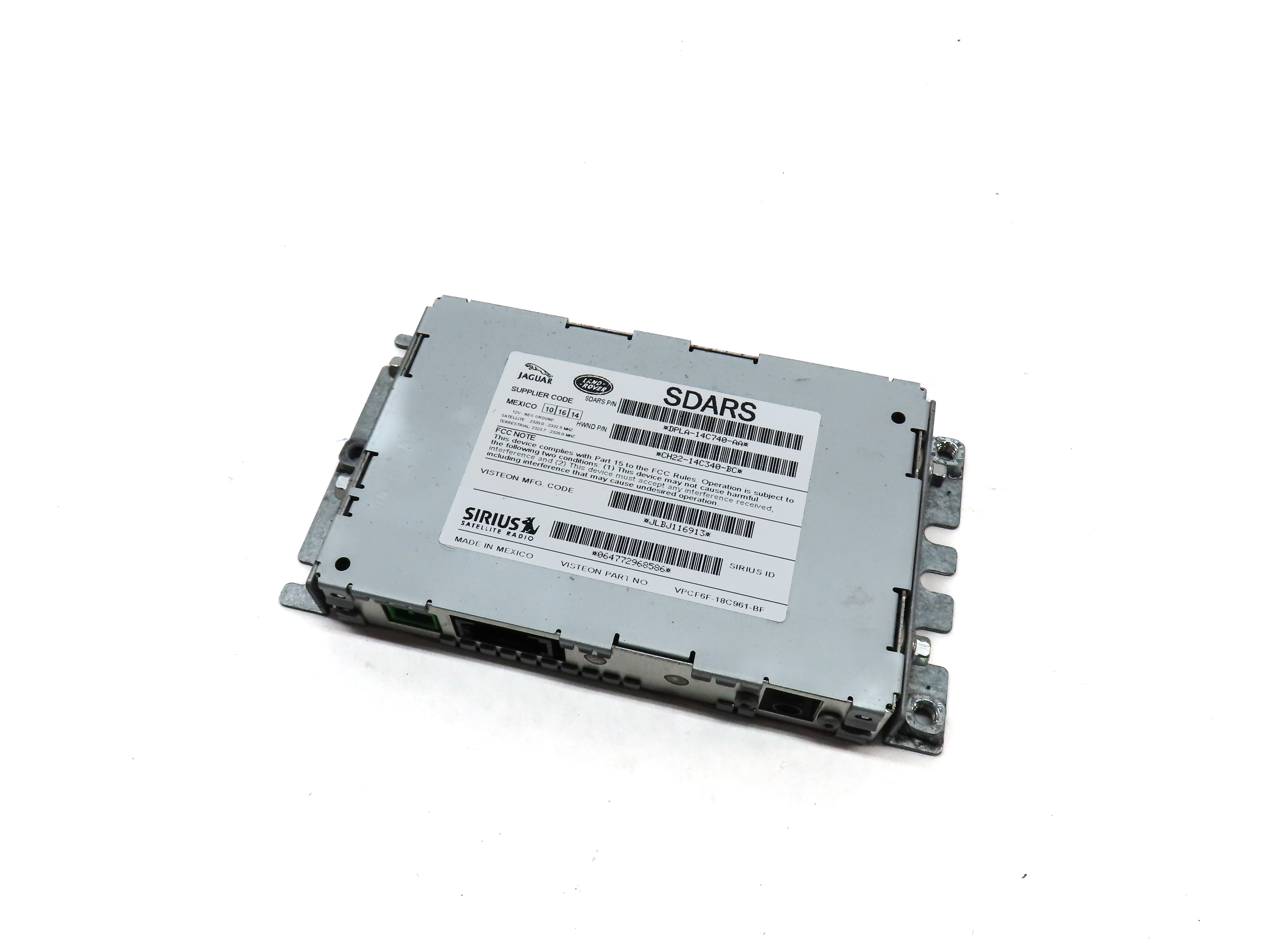 13-19 DISCOVERY SPORT LR4 RANGE ROVER SPORT EVOQUE - SIRIUS SATELLITE RECEIVER — exact item pictured